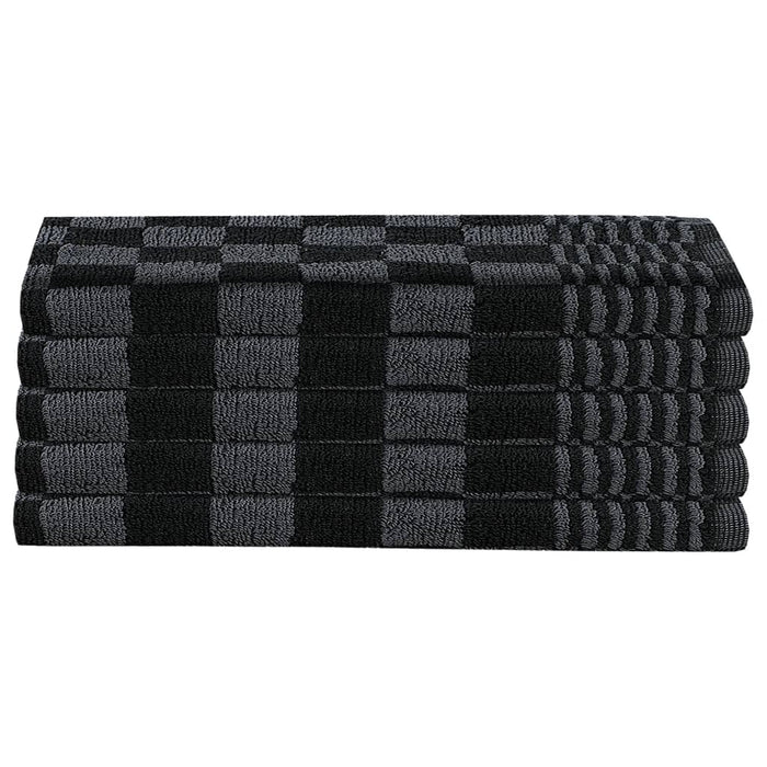 Set de prosoape, 20 buc., negru și gri, bumbac - WALTI WALTI