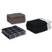 Set de prosoape, 12 buc., negru, bumbac - WALTI WALTI