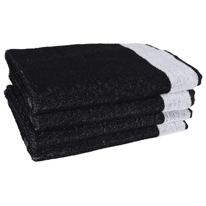 Set de prosoape, 12 buc., negru, bumbac - WALTI WALTI