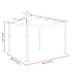 Pavilion grădină, acoperiș retractabil, crem, 3x3 m - WALTI WALTI