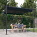 Pavilion de grădină, acoperiș retractabil, antracit, 3x3 m - WALTI WALTI