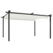 Pavilion grădină, acoperiș retractabil, crem, 4x3 m - WALTI WALTI