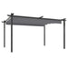 Pavilion de grădină, acoperiș retractabil, antracit, 4x3 m - WALTI WALTI