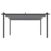 Pavilion de grădină, acoperiș retractabil, antracit, 4x3 m - WALTI WALTI