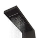 Sistem panou de duș din aluminiu, negru - WALTI WALTI