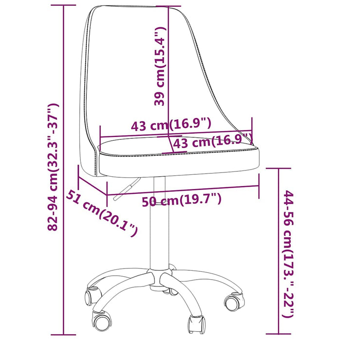 Scaune de bucătărie pivotante, 2 buc., crem, material textil WALTI