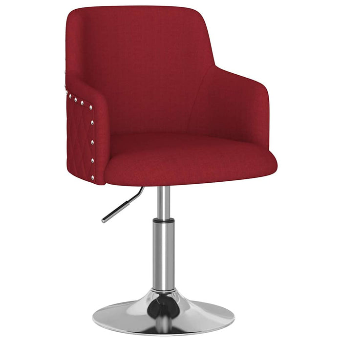Scaun de bucătărie, roșu vin, material textil WALTI