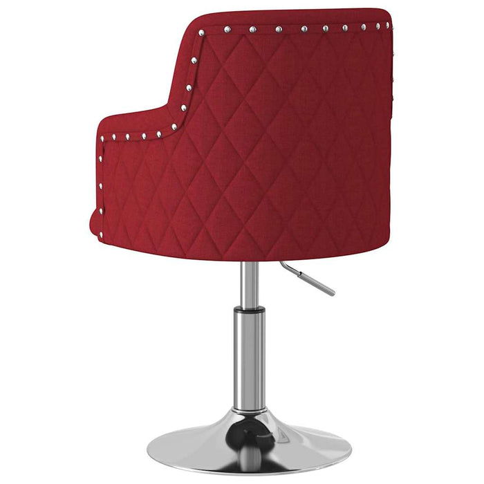 Scaun de bucătărie, roșu vin, material textil WALTI
