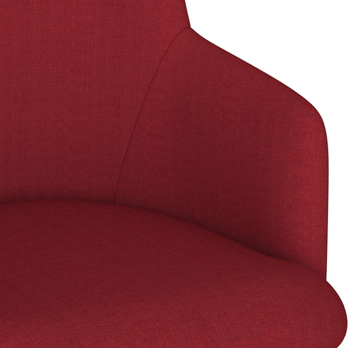 Scaun de bucătărie, roșu vin, material textil WALTI