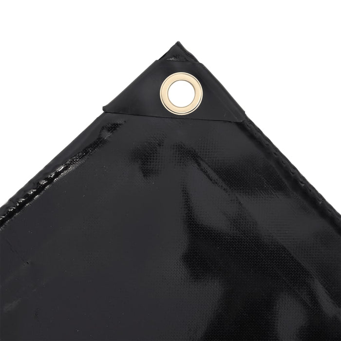 Prelată, negru, 1,5x6 m, 650 g/m² WALTI