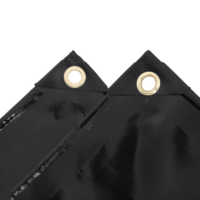Prelată, negru, 1,5x10 m, 650 g/m² WALTI