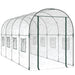 Seră transparentă 160x400x190 cm PVC/oțel vopsit electrostatic - WALTI WALTI