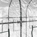 Seră transparentă 160x400x190 cm PVC/oțel vopsit electrostatic - WALTI WALTI