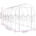 Seră transparentă 160x400x190 cm PVC/oțel vopsit electrostatic - WALTI WALTI