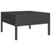 Set mobilier de grădină cu perne, 8 piese, negru, poliratan - WALTI WALTI