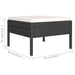 Set mobilier de grădină cu perne, 8 piese, negru, poliratan - WALTI WALTI