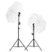 Kit studio foto cu set de lămpi, fundal și reflector - WALTI WALTI