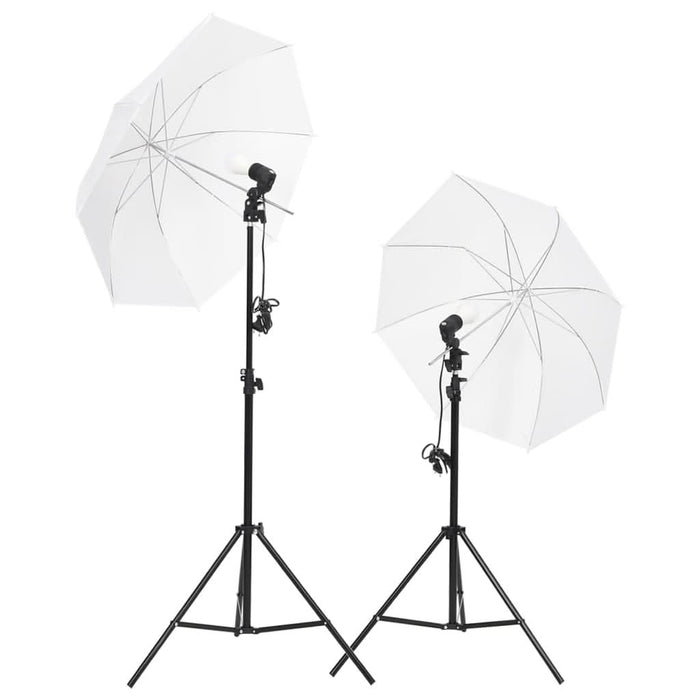 Kit studio foto cu set de lumină și fundal - WALTI WALTI