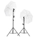Kit studio foto cu set de lumină și fundal - WALTI WALTI