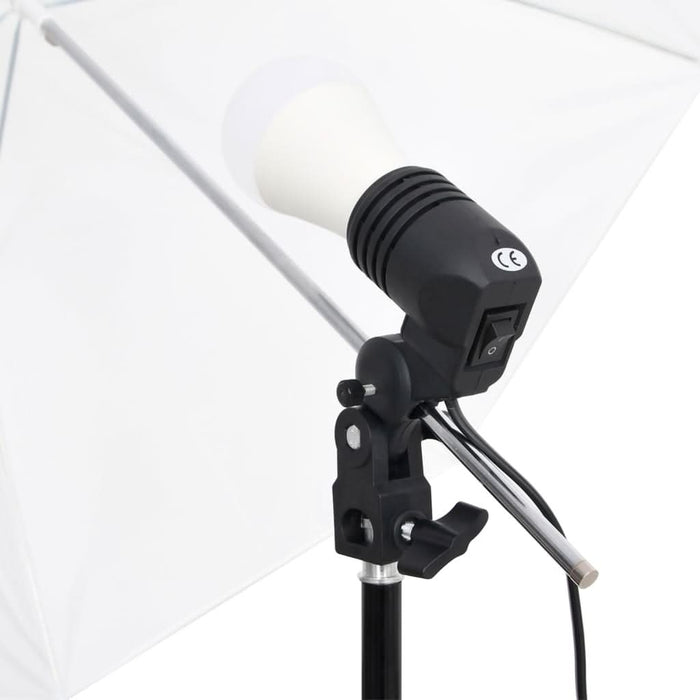 Kit studio foto cu set de lumină și fundal - WALTI WALTI