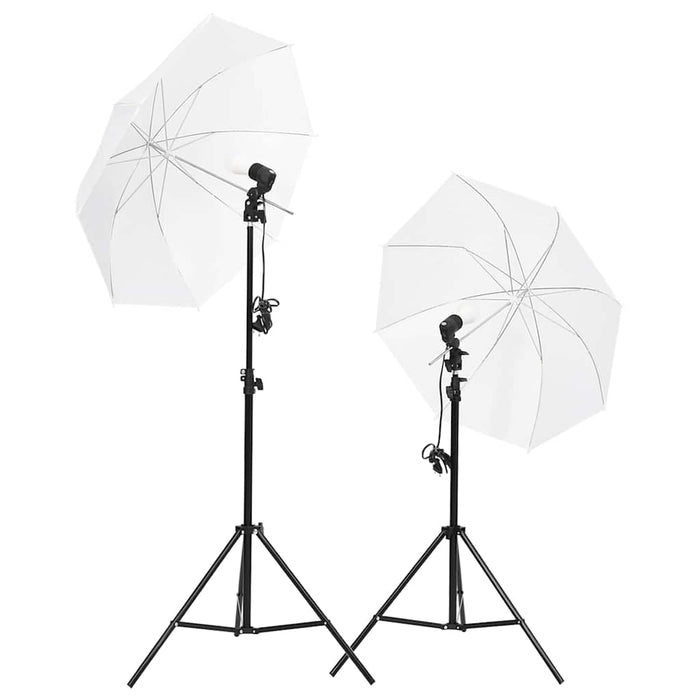 Set studio foto cu lampă, fundal și reflector - WALTI WALTI