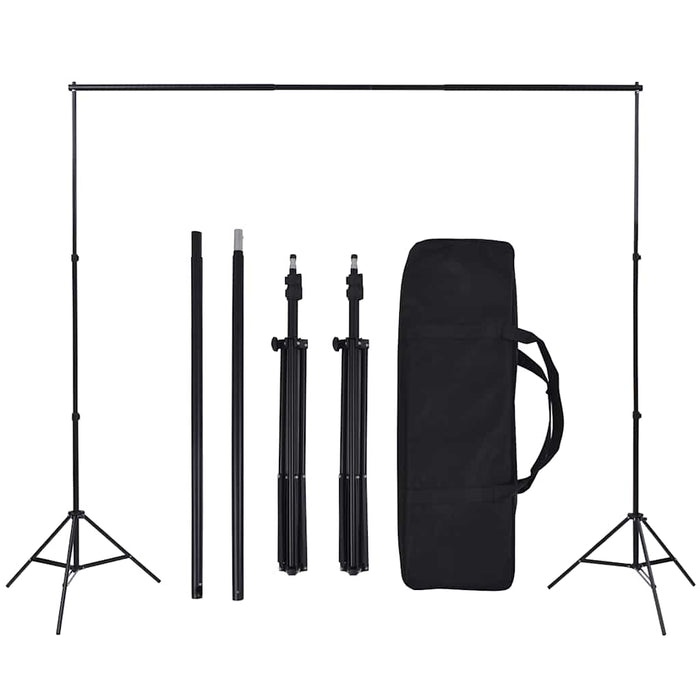 Kit studio foto cu set de lumină și fundal - WALTI WALTI