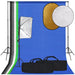 Set studio foto cu lampă softbox, fundal și reflector - WALTI WALTI