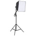 Kit studio foto cu set de lumină și fundal - WALTI WALTI