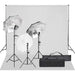 Kit studio foto cu set de lumină și fundal - WALTI WALTI