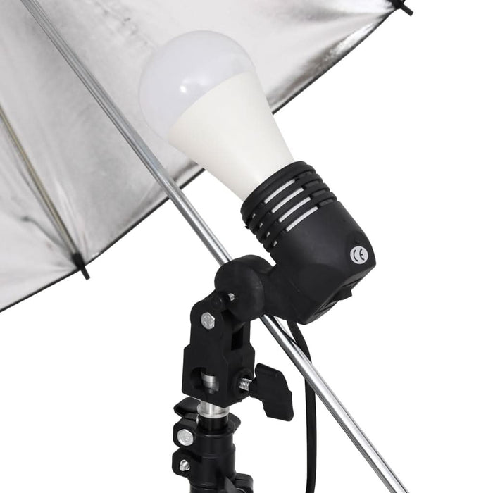 Kit studio foto cu set de lumină și fundal - WALTI WALTI