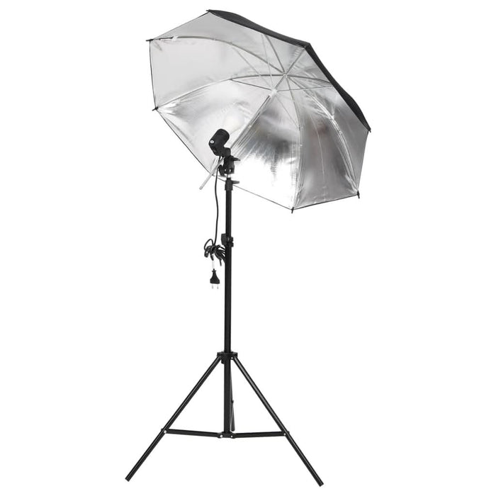 Kit studio foto cu set de lumină și fundal - WALTI WALTI