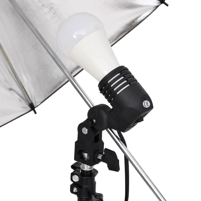 Kit studio foto cu set de lumină și fundal - WALTI WALTI