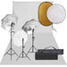 Kit studio foto cu set de lumini, fundal și reflector - WALTI WALTI
