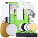 Kit studio foto cu set de lumini, fundal și reflector - WALTI WALTI
