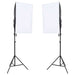 Kit studio foto cu set de lumină și fundal - WALTI WALTI