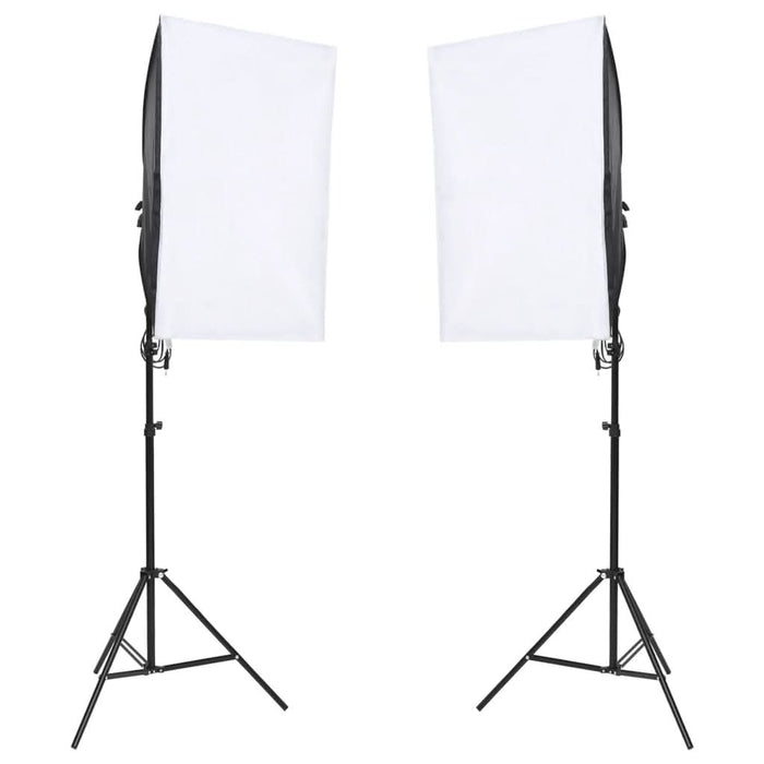 Kit studio foto cu set de lumină și fundal - WALTI WALTI