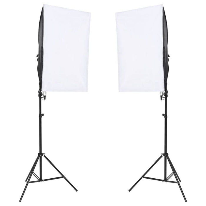 Kit studio foto cu set de lumină și fundal - WALTI WALTI