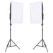 Kit studio foto cu set de lumină și fundal - WALTI WALTI