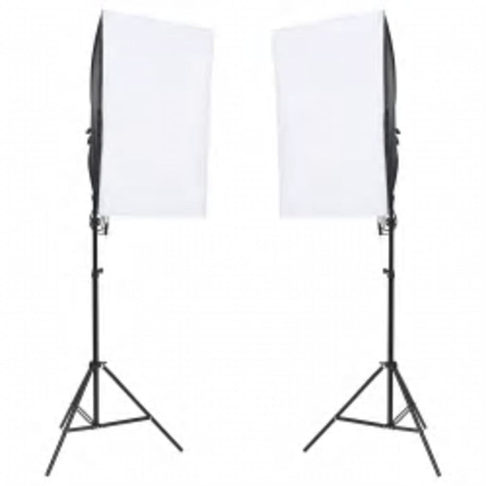 Kit studio foto cu set de lumină și fundal - WALTI WALTI