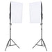 Set studio foto cu lumină, fundal și reflector - WALTI WALTI