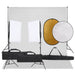 Kit studio foto cu set de lumini, fundal și reflector - WALTI WALTI