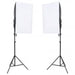 Kit studio foto cu set de lumini, fundal și reflector - WALTI WALTI