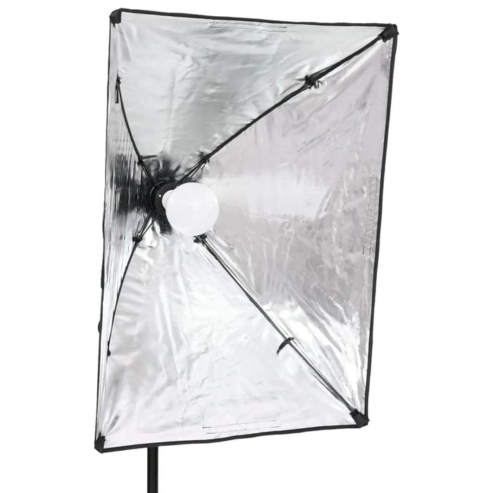 Kit studio foto cu set de lumini, fundal și reflector - WALTI WALTI