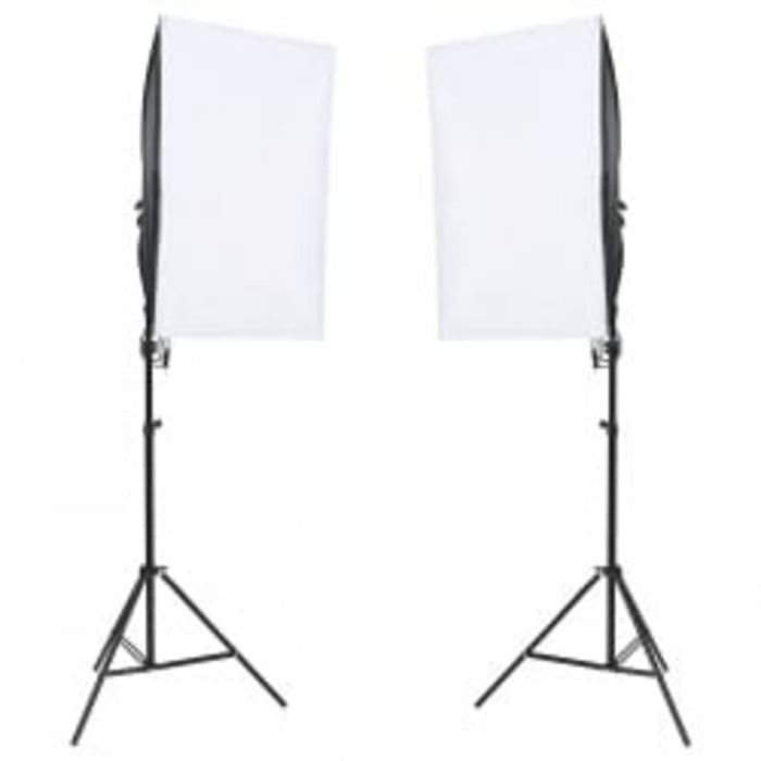 Kit studio foto cu set de lumini, fundal și reflector - WALTI WALTI