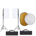 Kit studio foto cu set de lumini, fundal și reflector - WALTI WALTI