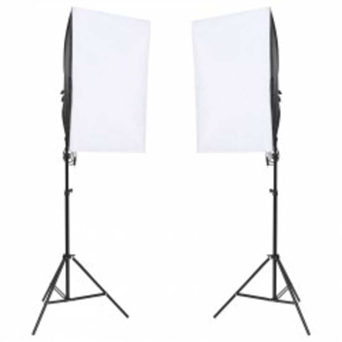Kit studio foto cu set de lumină și fundal - WALTI WALTI