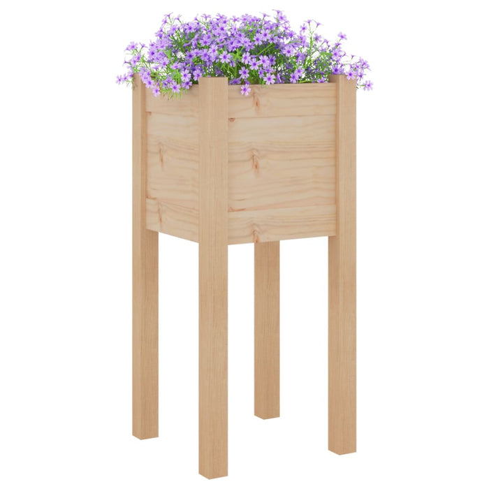 Jardiniere de grădină, 2 buc., 31x31x70 cm, lemn masiv de pin - WALTI WALTI