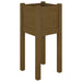 Jardiniere grădină 2 buc. maro miere 31x31x70 cm lemn masiv pin - WALTI WALTI