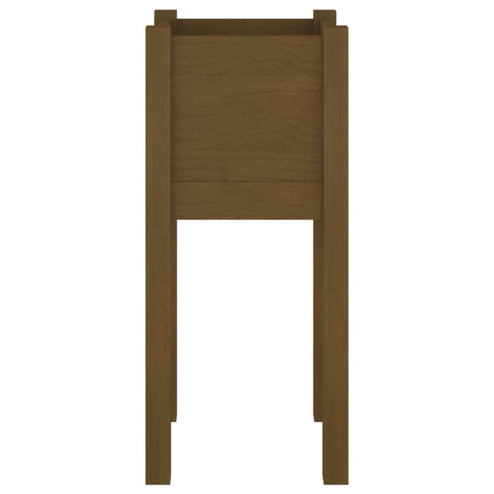 Jardiniere grădină 2 buc. maro miere 31x31x70 cm lemn masiv pin - WALTI WALTI