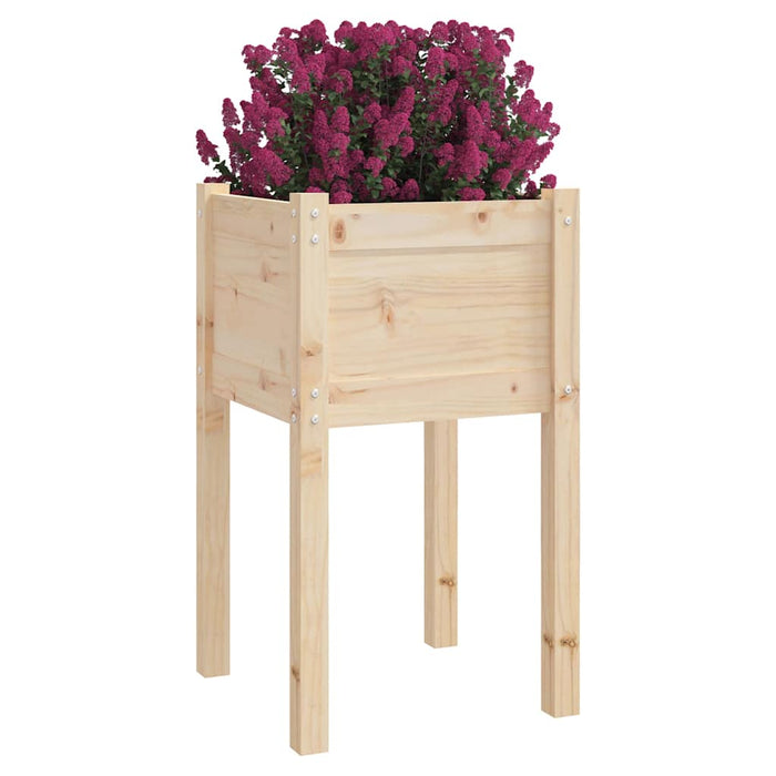 Jardiniere de grădină, 2 buc., 40x40x70 cm, lemn masiv de pin - WALTI WALTI